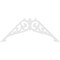 Ekena Millwork Pitch Carrillo Architectural Grade PVC Gable Pediment, 72"W x 36"H x 1"P (12/12) GPP072X036X100CRL - alternate 5